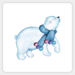 Winter Bear Six! Sticker